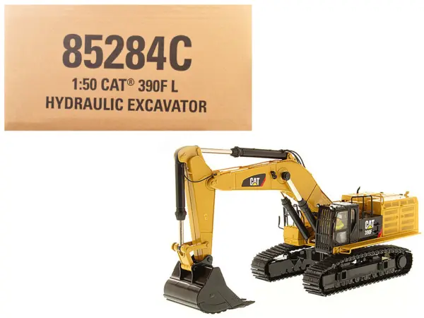 CAT Caterpillar 390F LME Hydraulic Tracked Excavator with Operator "Core Classics" Series 1/50 Diecast Model by Diecast Masters #1