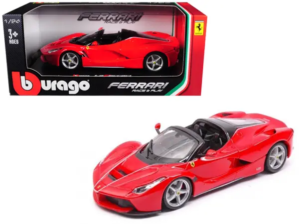 Ferrari LaFerrari F70 Aperta Red 1/24 Diecast Model Car by Bburago #1