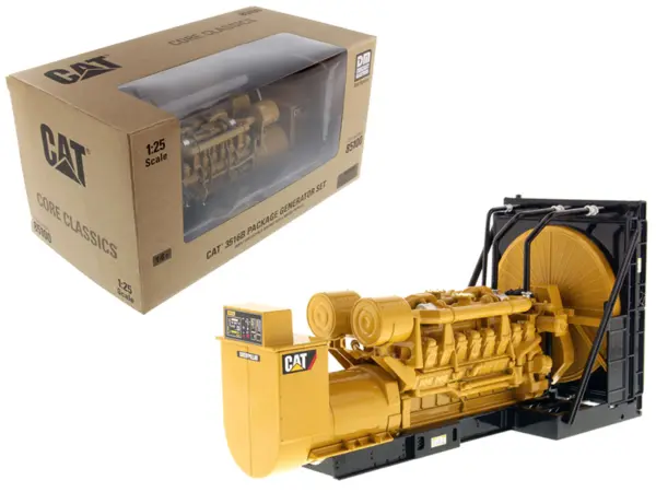 CAT Caterpillar 3516B Engine Generator 3 piece Set "Core Classic" Series 1/25 Diecast Model by Diecast Masters #1