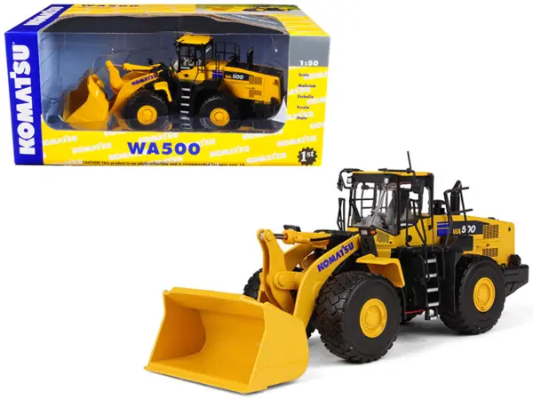 Komatsu WA500-7 Wheel Loader 1/50 Diecast Model by First Gear #1
