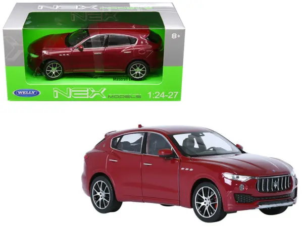 Maserati Levante Red 1/24 - 1/27 Diecast Model Car by Welly #1