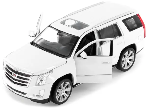 2017 Cadillac Escalade with Sunroof White 1/24-1/27 Diecast Model Car by Welly #2