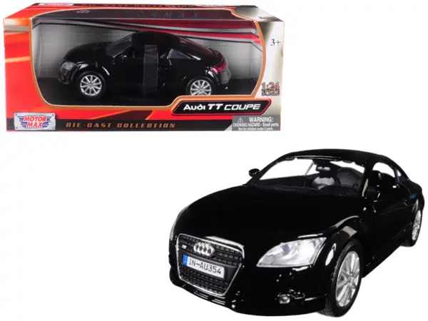 Audi TT Coupe Black 1/24 Diecast Model Car by Motormax #1