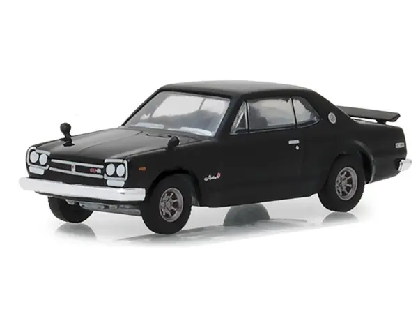 1971 Nissan Skyline 2000 GT-R Black "Tokyo Torque" Series 3 1/64 Diecast Model Car by Greenlight #2