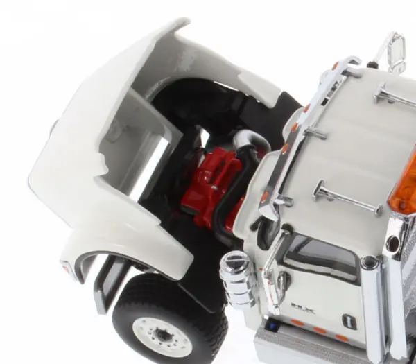 International HX520 Day Cab Tandem Tractor White 1/50 Diecast Model by Diecast Masters #2