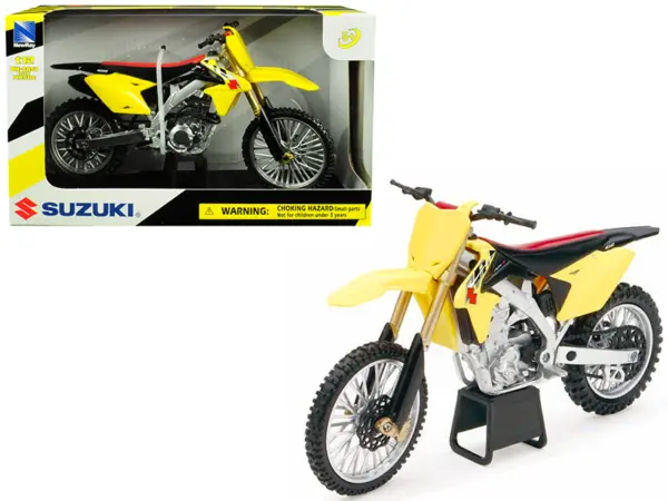 Suzuki RM-Z450 Yellow 1/12 Motorcycle Model by New Ray #1