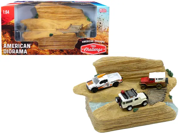 "Trail Challenge" Resin Diorama for 1/64 Scale Models by American Diorama #1