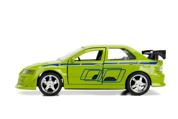 Brian's Mitsubishi Lancer Evolution VII Green "Fast & Furious" Movie 1/32 Diecast Model Car by Jada #3