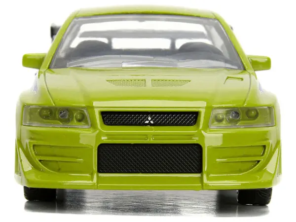 Brian's Mitsubishi Lancer Evolution VII Green "Fast & Furious" Movie 1/32 Diecast Model Car by Jada #4