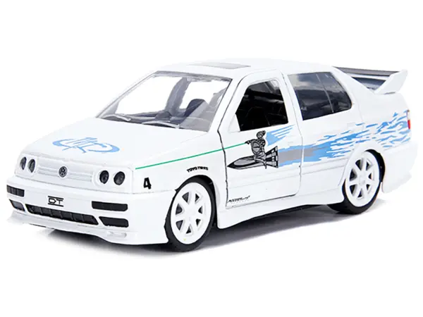 Jesse's Volkswagen Jetta White "Fast & Furious" Movie 1/32 Diecast Model Car by Jada #2