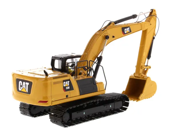 CAT Caterpillar 336 Next Generation Hydraulic Excavator and Operator "High Line" Series 1/50 Diecast Model by Diecast Masters #4