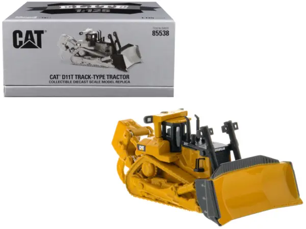 CAT Caterpillar D11T Track Type Tractor "Elite Series" 1/125 Diecast Model by Diecast Masters #1