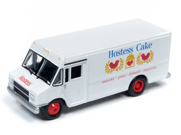 GMC Step Van White with "Hostess" Country Billboard "Johnny Lightning 50th Anniversary" 1/64 Diecast Model by Johnny Lightning #2