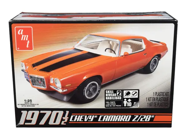 Skill 2 Model Kit 1970 1/2 Chevrolet Camaro Z/28 1/25 Scale Model by AMT #1