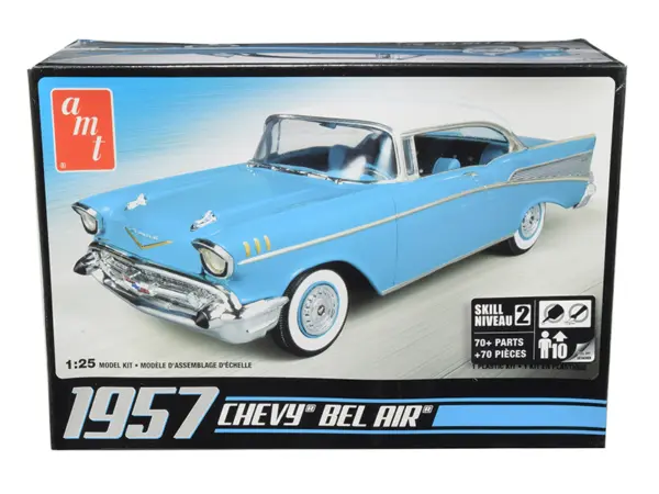 Skill 2 Model Kit 1957 Chevrolet Bel Air 1/25 Scale Model by AMT #1