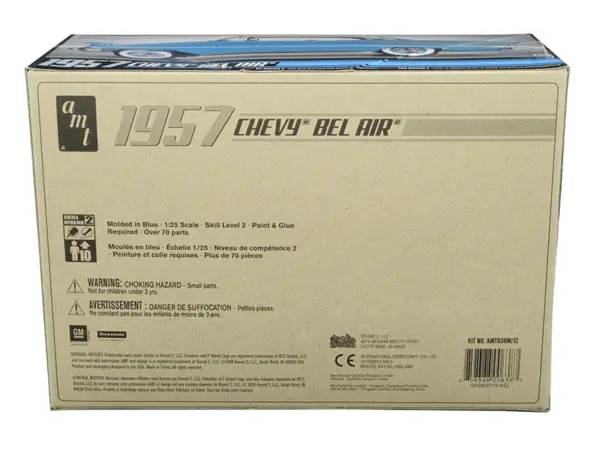 Skill 2 Model Kit 1957 Chevrolet Bel Air 1/25 Scale Model by AMT #4