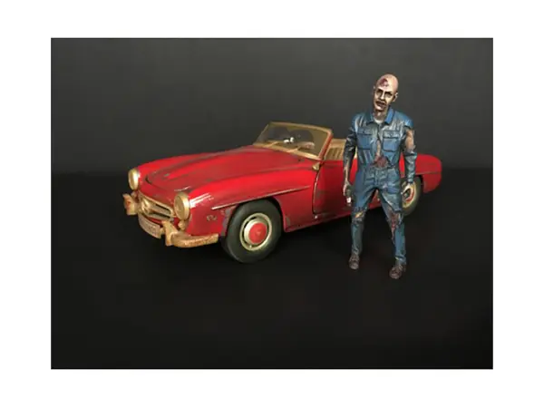 Zombie Mechanic Figurine I for 1/18 Scale Models by American Diorama #1
