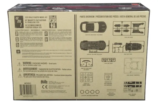 Skill 1 Snap Model Kit 2016 Chevrolet Camaro SS 1/25 Scale Model by AMT #3