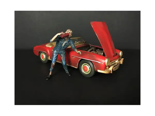 Zombie Mechanic Figurine III for 1/18 Scale Models by American Diorama #1
