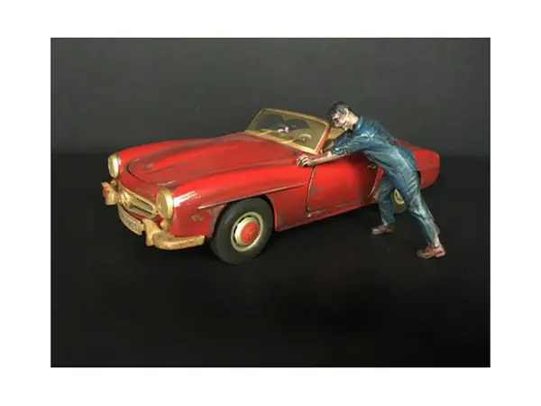 Zombie Mechanic Figurine IV for 1/18 Scale Models by American Diorama #1