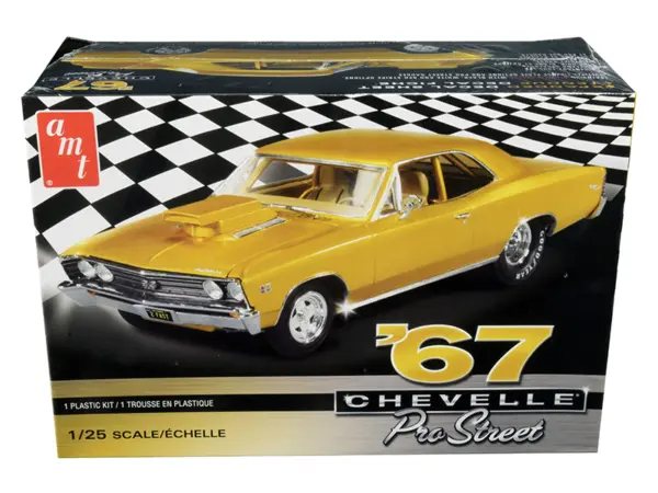 Skill 2 Model Kit 1967 Chevrolet Chevelle Pro Street 1/25 Scale Model by AMT #1