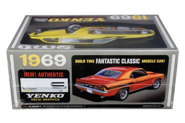 Skill 2 Model Kit 1969 Chevrolet Camaro Yenko 1/25 Scale Model by AMT #3