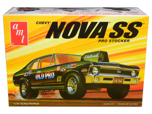Skill 2 Model Kit 1972 Chevrolet Nova SS "Pro Stocker" 1/25 Scale Model by AMT #1
