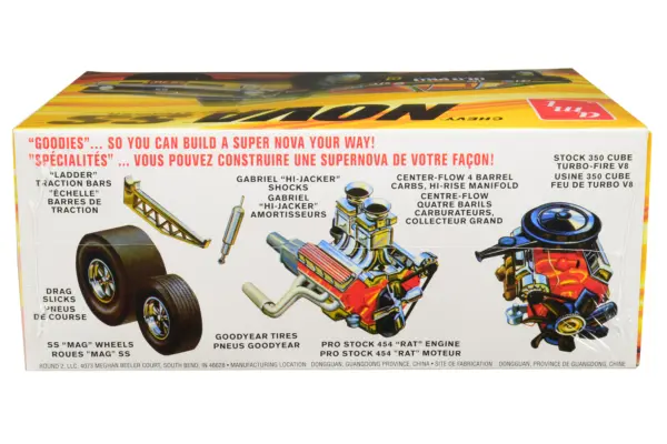 Skill 2 Model Kit 1972 Chevrolet Nova SS "Pro Stocker" 1/25 Scale Model by AMT #2