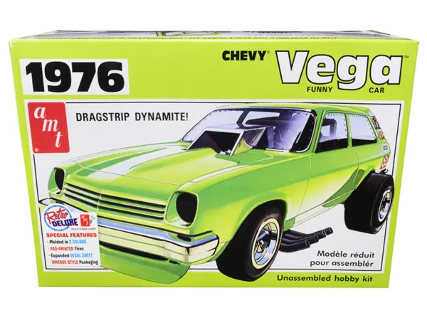 Skill 2 Model Kit 1976 Chevrolet Vega Funny Car 1/25 Scale Model by AMT #1