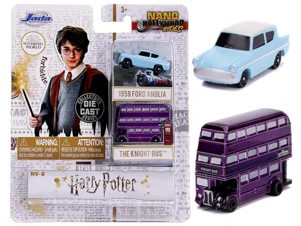 "Harry Potter" 2 piece Set "Nano Hollywood Rides" Diecast Models by Jada #1