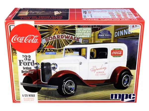 Skill 3 Model Kit 1932 Ford Sedan Delivery "Coca-Cola" 1/25 Scale Model by MPC #1