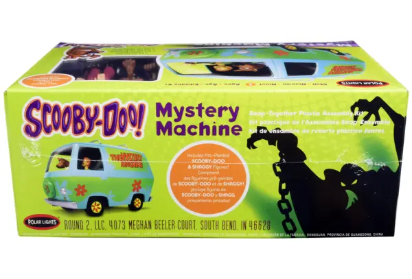 Skill 1 Snap Model Kit The Mystery Machine with Two Figurines (Scooby-Doo and Shaggy) 1/25 Scale Model by Polar Lights #3