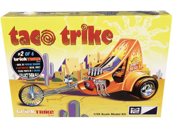 Skill 2 Model Kit Taco Trike "Trick Trikes" Series 1/25 Scale Model by MPC #1