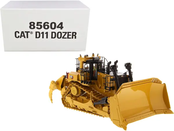 CAT Caterpillar D11 Fusion Track-Type Tractor Dozer with Operator "High Line" Series 1/50 Diecast Model  by Diecast Masters #1