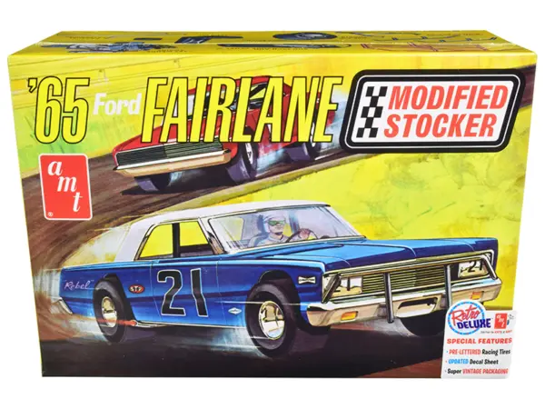 Skill 2 Model Kit 1965 Ford Fairlane Modified Stocker 1/25 Scale Model by AMT #1