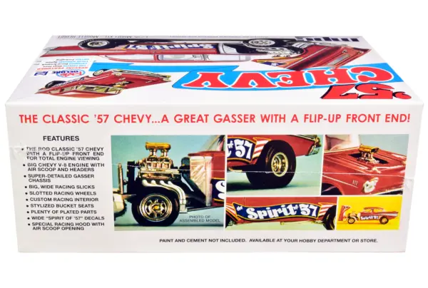 Skill 2 Model Kit 1957 Chevrolet Gasser Flip Nose "Spirit of 57" 1/25 Scale Model by MPC #2