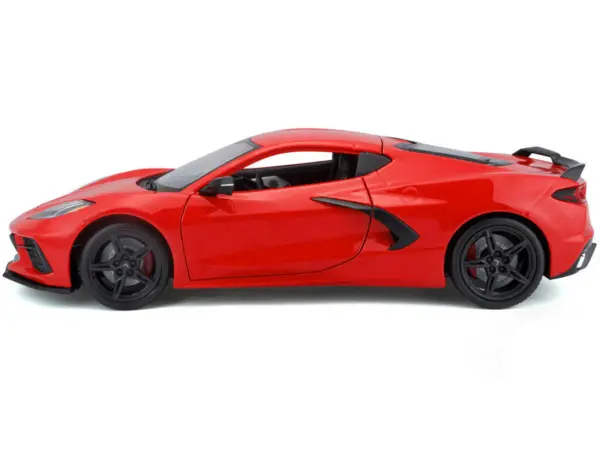 2020 Chevrolet Corvette Stingray C8 Red 1/18 Diecast Model Car by Maisto #4