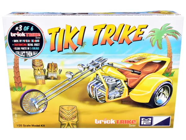 Skill 2 Model Kit Tiki Trike "Trick Trikes" Series 1/25 Scale Model by MPC #1