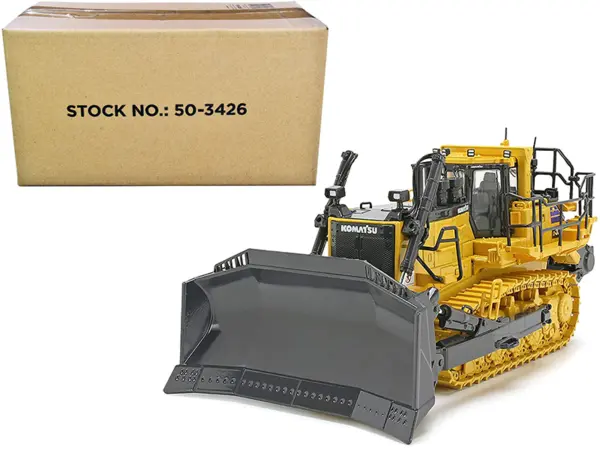 Komatsu D375A-8 Crawler Dozer with Ripper 1/50 Diecast Model by First Gear #1