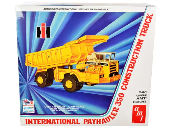 Skill 3 Model Kit International Payhauler 350 Construction Dump Truck 1/25 Scale Model by AMT #1