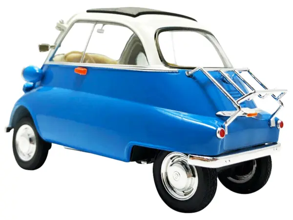 BMW Isetta Blue and White "NEX Models" 1/18 Diecast Model Car by Welly #2