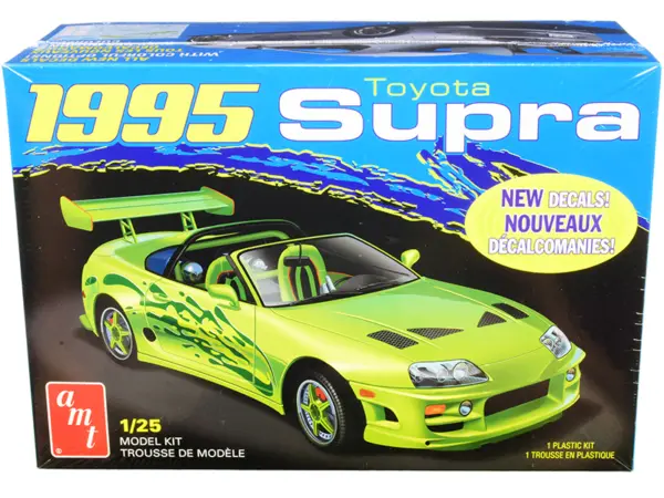 Skill 2 Model Kit 1995 Toyota Supra Convertible 1/25 Scale Model by AMT #1