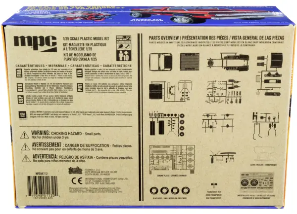 Skill 2 Model Kit 1984 GMC Pickup Truck (Molded in White) "Deserter" 1/25 Scale Model by MPC #4