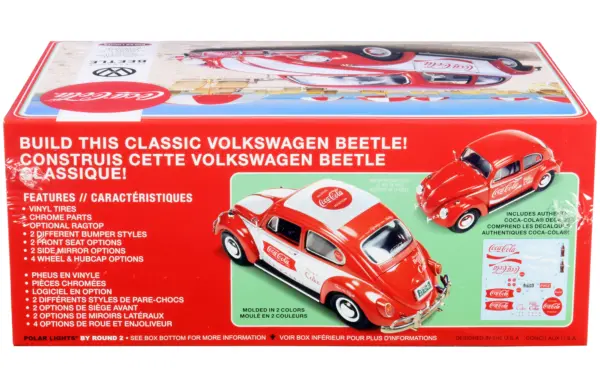 Skill 3 Snap Model Kit Volkswagen Beetle "Coca-Cola" 1/25 Scale Model by Polar Lights #2