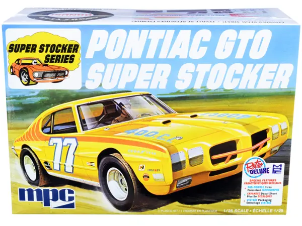 Skill 2 Model Kit 1970 Pontiac GTO Super Stocker 1/25 Scale Model by MPC #1