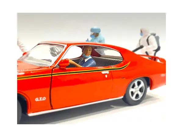 Hazmat Crew Figurine III for 1/24 Scale Models by American Diorama #1