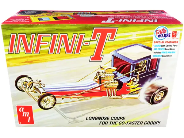 Skill 2 Model Kit Infini-T Custom Dragster 1/25 Scale Model by AMT #1