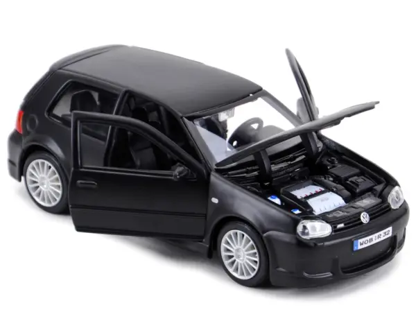 Volkswagen Golf R32 Matt Black "Special Edition" Series 1/24 Diecast Model Car by Maisto #2