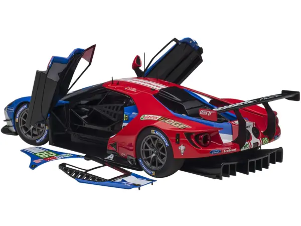 Ford GT #68 Sebastien Bourdais - Joey Hand - Dirk Muller 24H of Le Mans (2019) 1/18 Model Car by Autoart #2