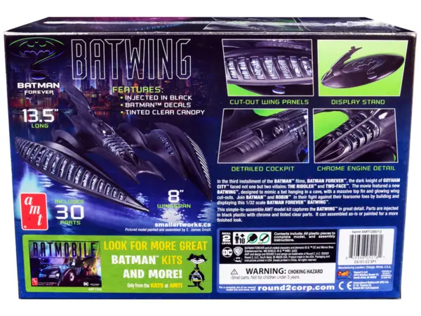 Skill 2 Model Kit Batwing "Batman Forever" (1995) Movie 1/32 Scale Model by AMT #4